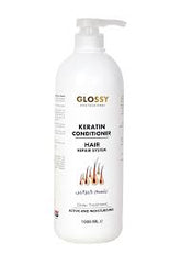 Glossy keratin shampoo hair repair system active and moisturizing-1000ml